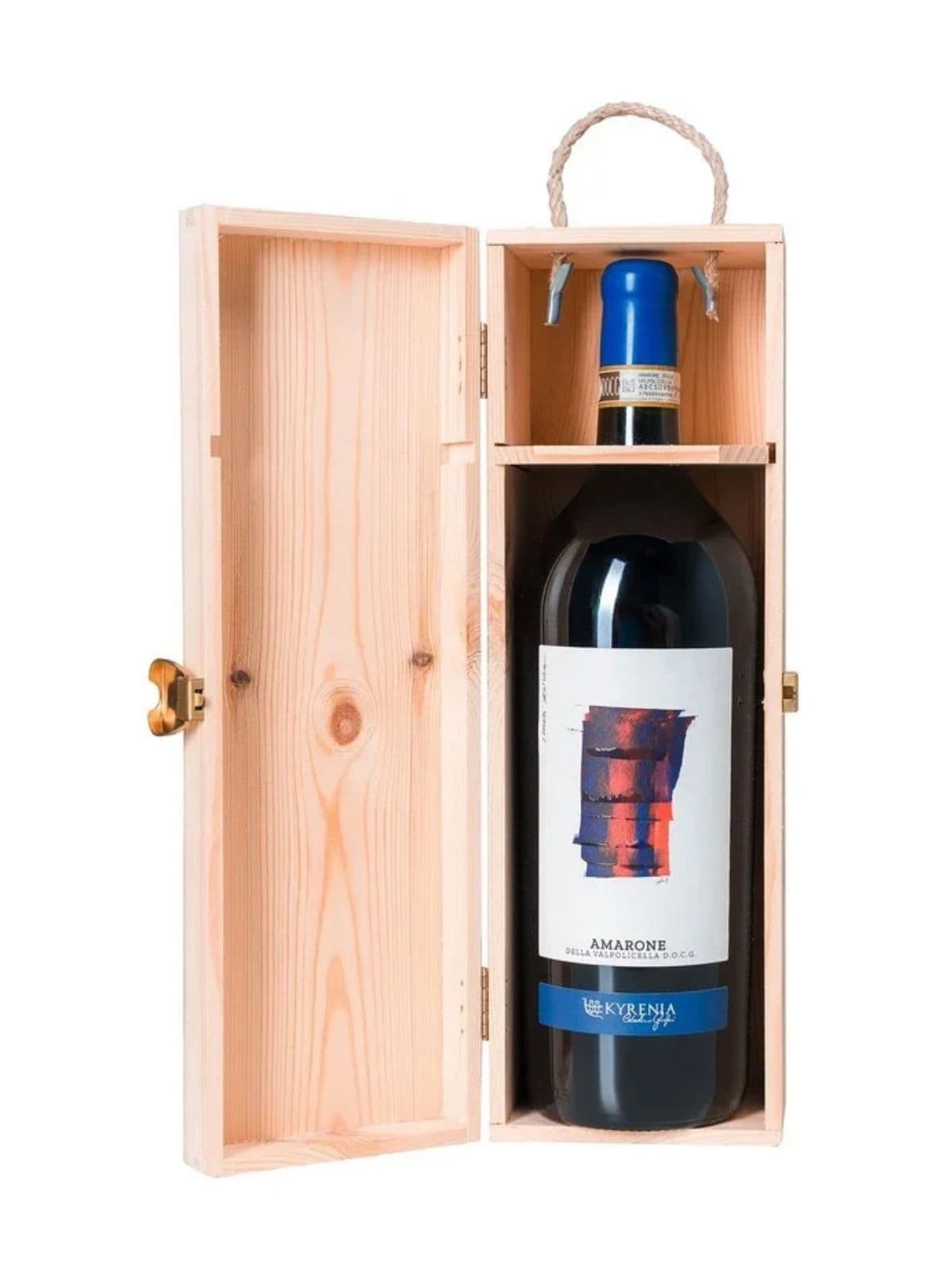 Fles Amarone della Valpolicella MAGNUM + Kist